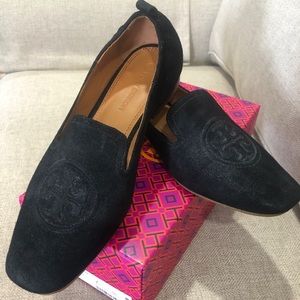 Tory Burch Leigh suede loafer 8M